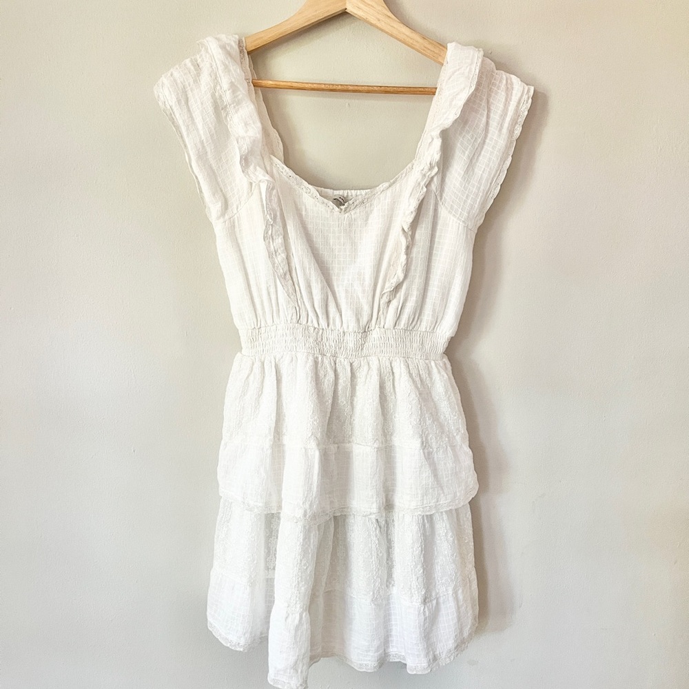 American Eagle White Summer Dress Xs